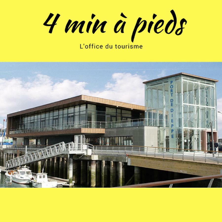 L'Etablissement La Plage A 2 Pas, Vous Propose 4 Appartements Neufs, Netflix, Lits Faits A Votre Arrivee, Serviettes De Toilette, Menage, Wifi, En Hyper Centre ,Plage A 100M, Box A Velos, Paiement 3 Fois Sans Frais, Prix Tout Compris Дьепп Экстерьер фото